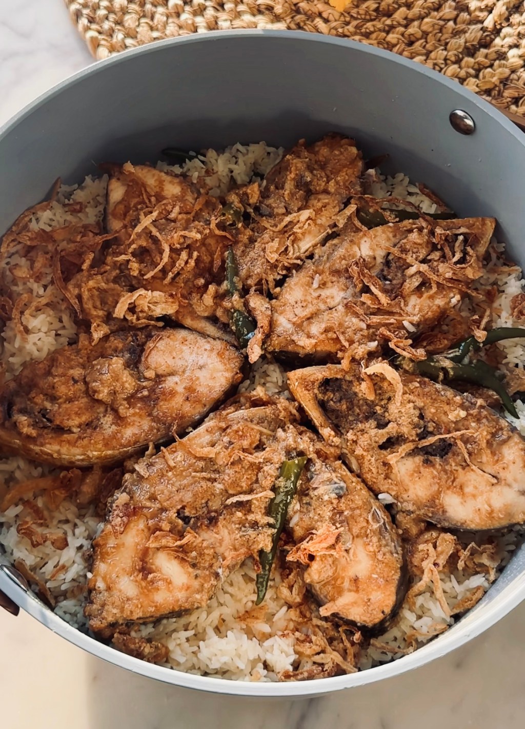 Ilish Pulao (Hilsha Fish&nbsp;Pulao)