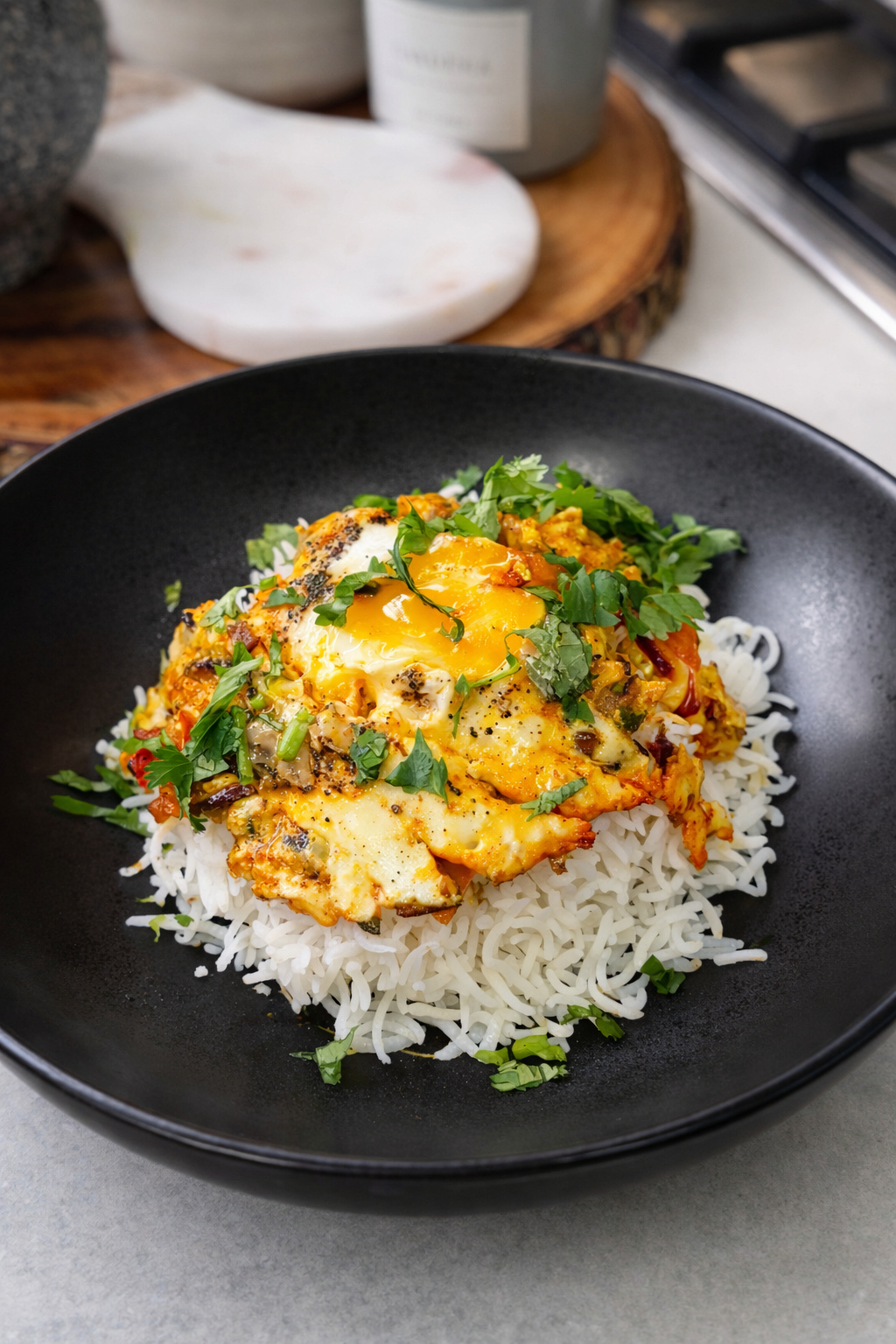 Masala Fried Eggs