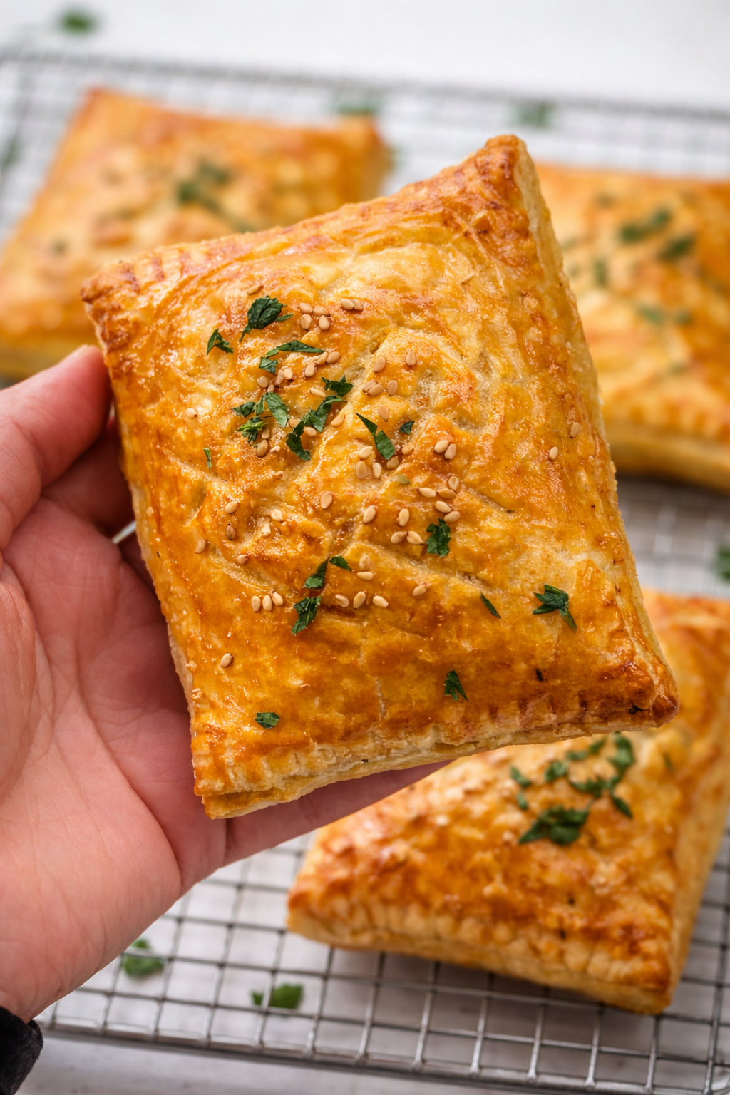 Creamy Chicken Mushroom Puffs