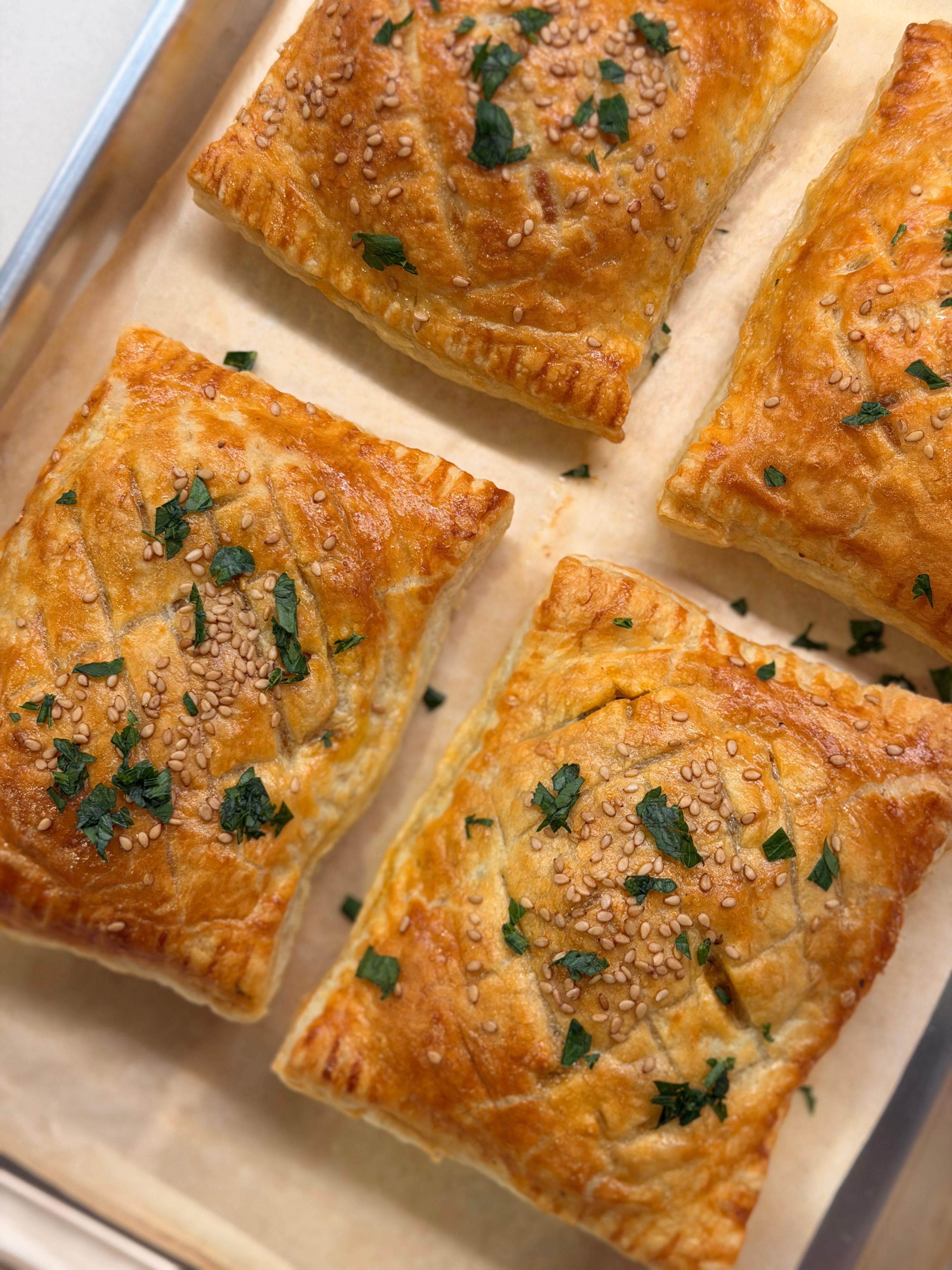 Curried Beef Puffs