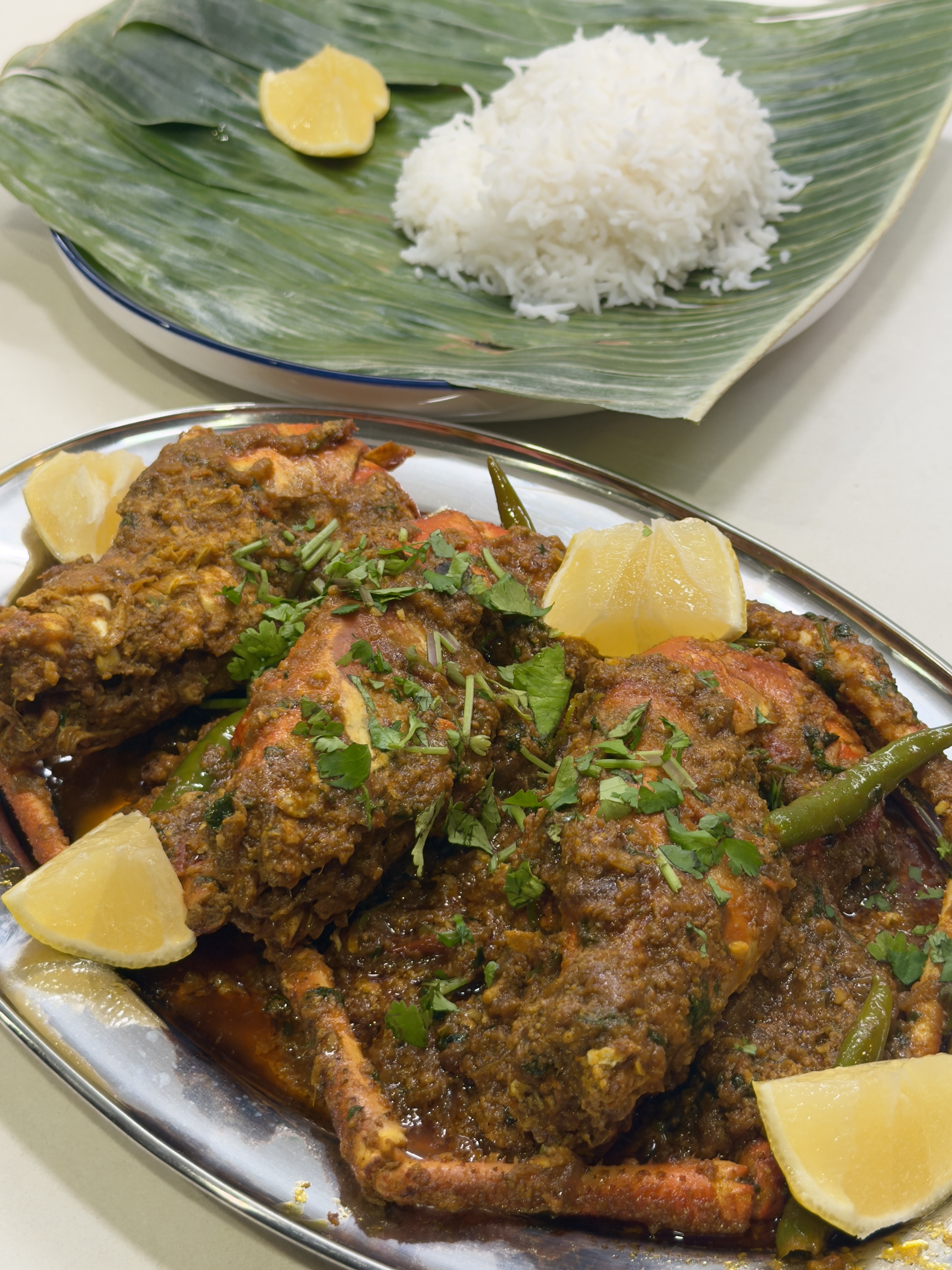 Golda Chingri Do Pyaaza ( Large Fresh Water Prawns)